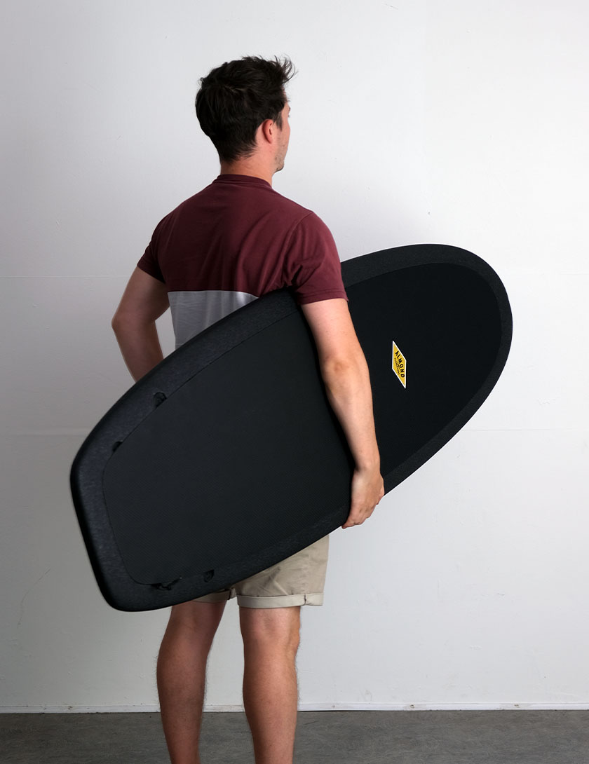 Almond R Series Secret Menu Surfboard 5ft 4 Futures - Black