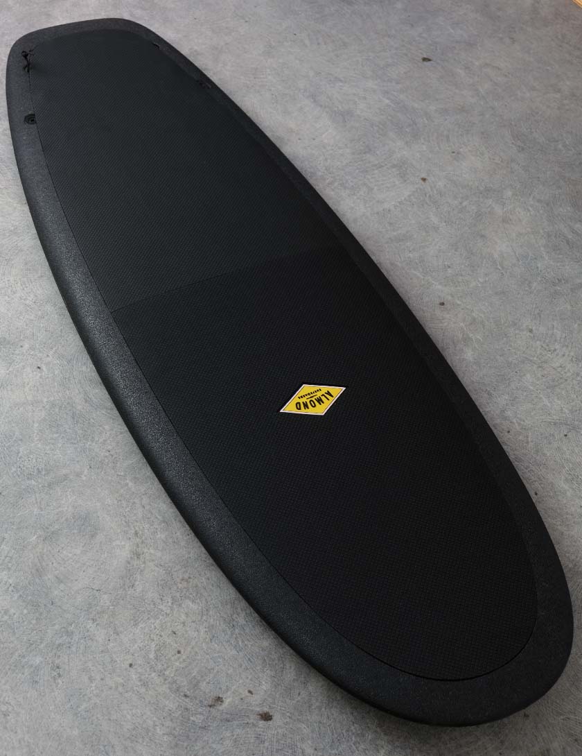 Almond R Series Secret Menu Surfboard 5ft 4 Futures - Black