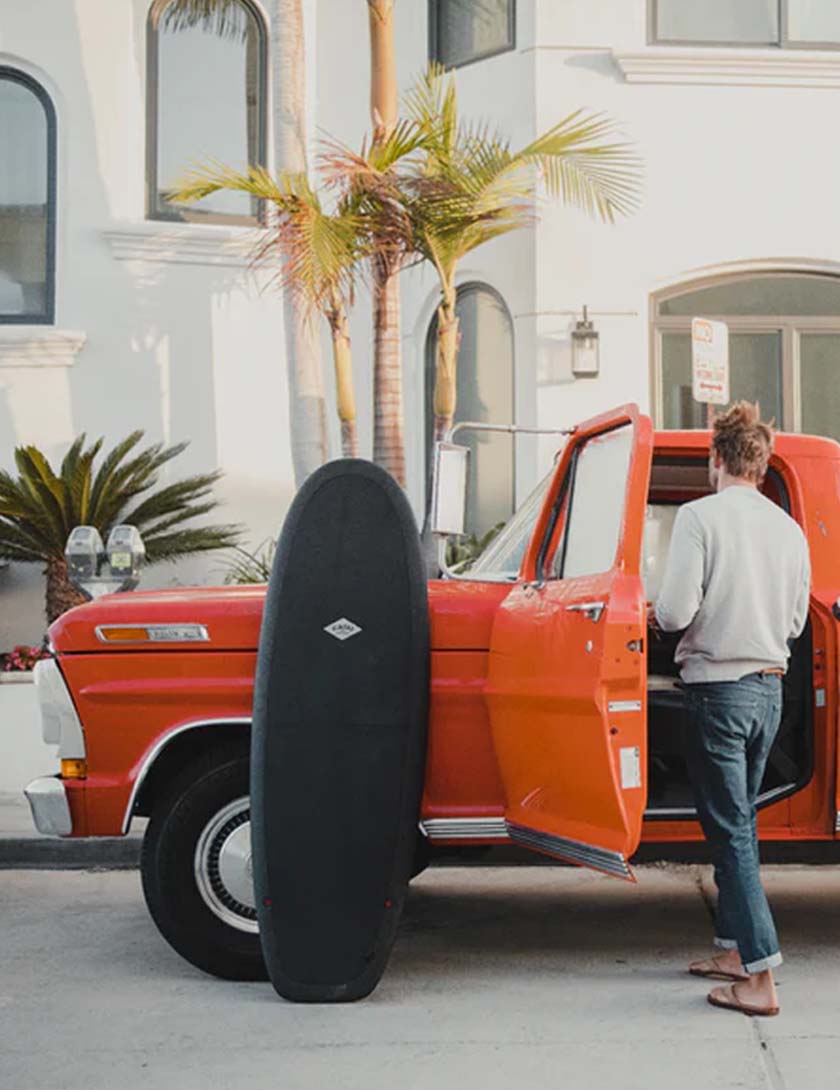Almond R Series Secret Menu Surfboard 5ft 4 Futures - Black