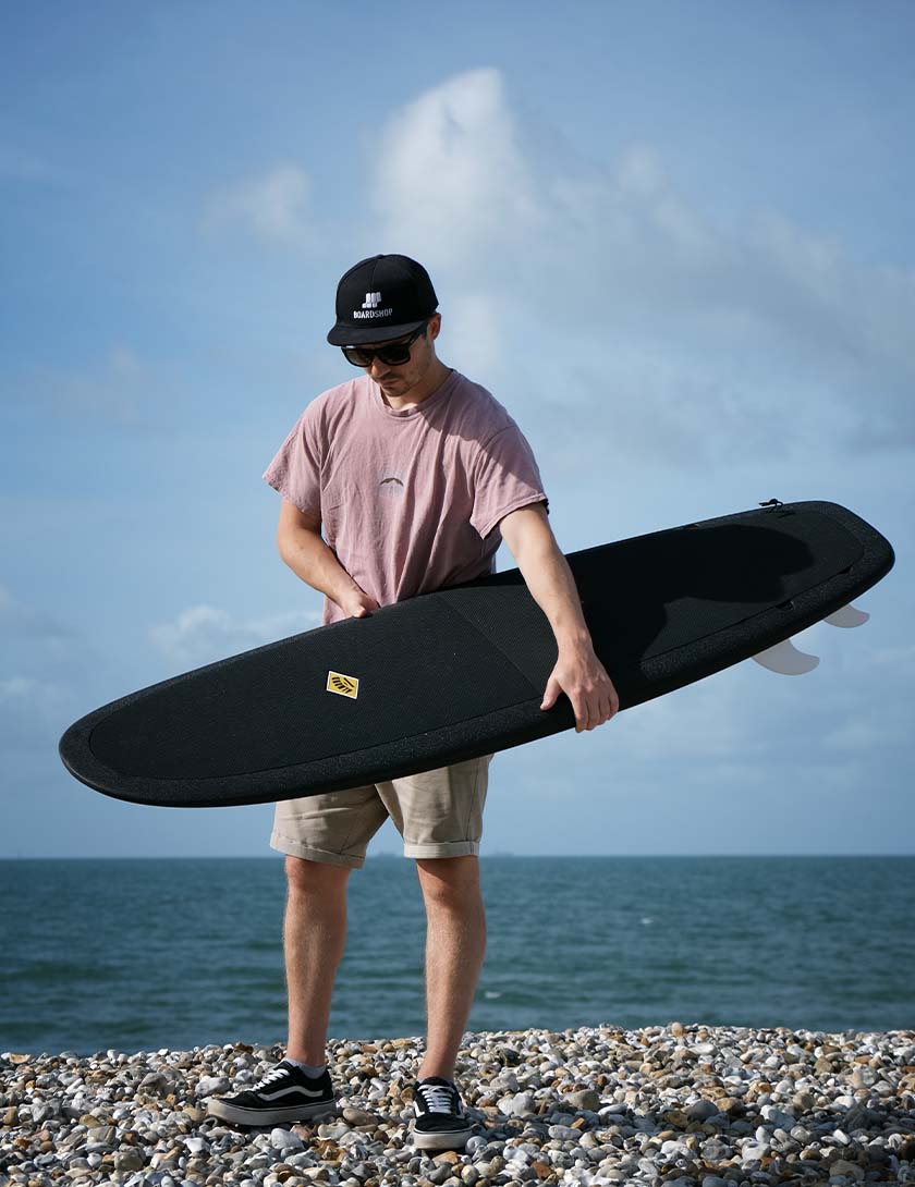 Almond R Series Secret Menu Surfboard 5ft 4 Futures - Black
