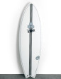 Torq x Channel Islands X-Lite Pod Mod surfboard 6ft 2 - White + Pinline