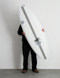 Torq x Channel Islands X-Lite Pod Mod surfboard 6ft 2 - White + Pinline