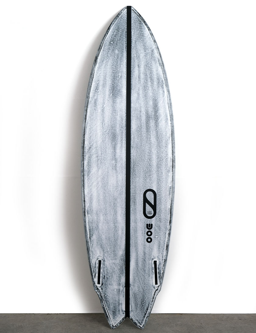 Slater Designs Volcanic Great White surfboard 5ft 9 - Futures