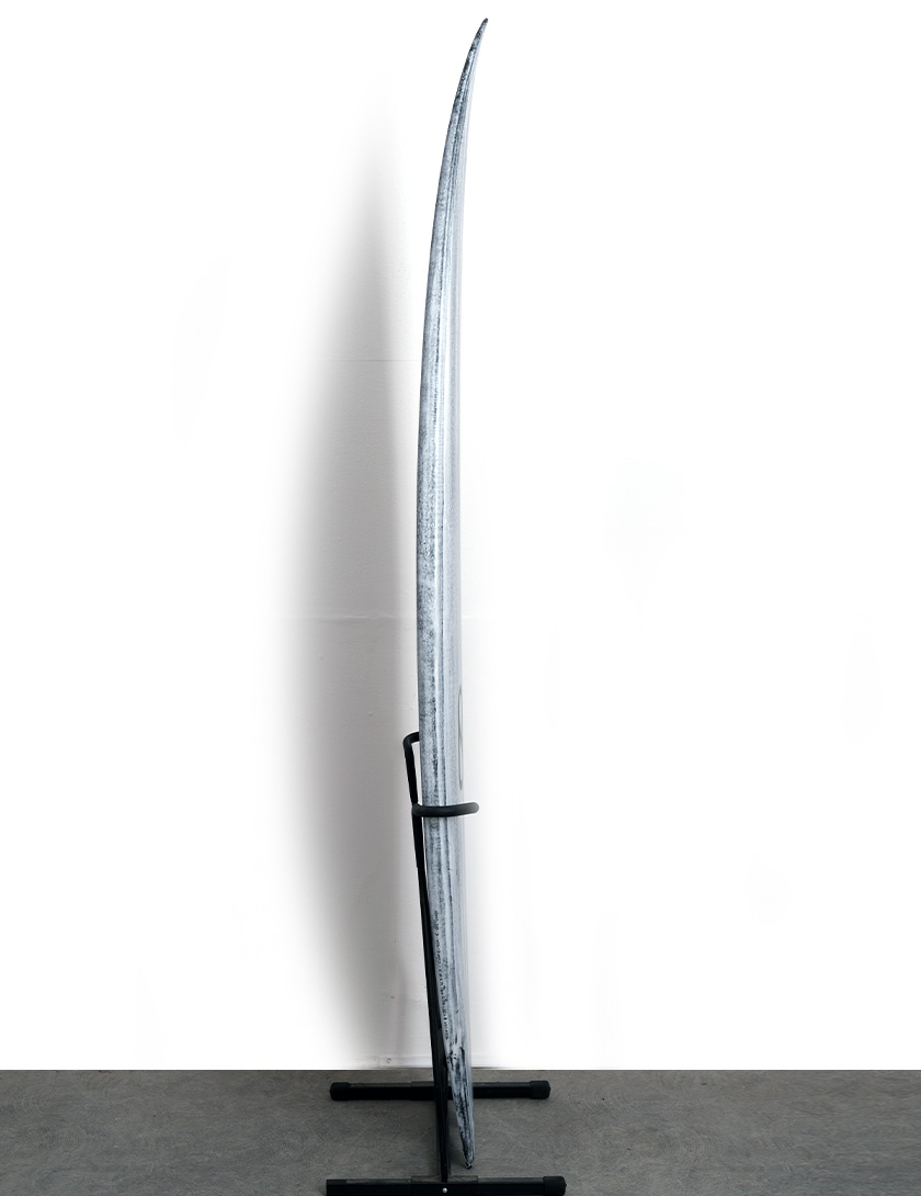 Slater Designs Volcanic Great White surfboard 5ft 9 - Futures