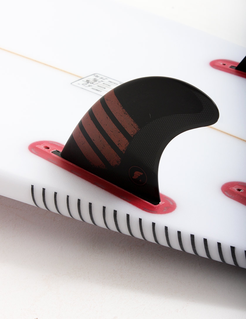 Futures F4 Alpha Tri-Quad Small - Carbon/Red
