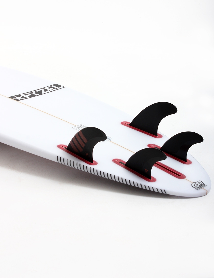 Futures F4 Alpha Tri-Quad Small - Carbon/Red