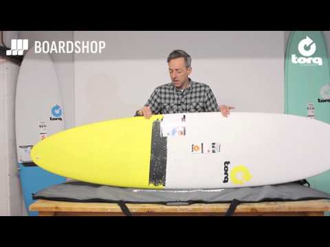 Torq Mod Fun V+ Surfboard 7ft 8 - Blue + Pinline