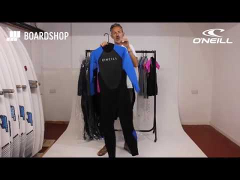 O'Neill Ladies Reactor II 3/2mm wetsuit - Black/Berry