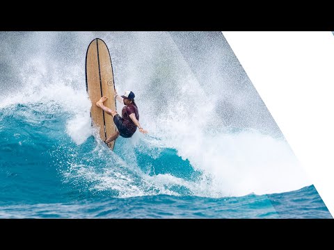 Torq Mod Fun V+ Surfboard 7ft 8 - Blue + Pinline