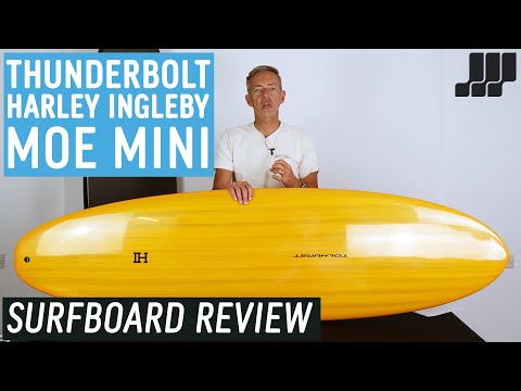 Thunderbolt Harley Ingleby Mini Moe Surfboard 6ft 10 FCS II - Light Blue