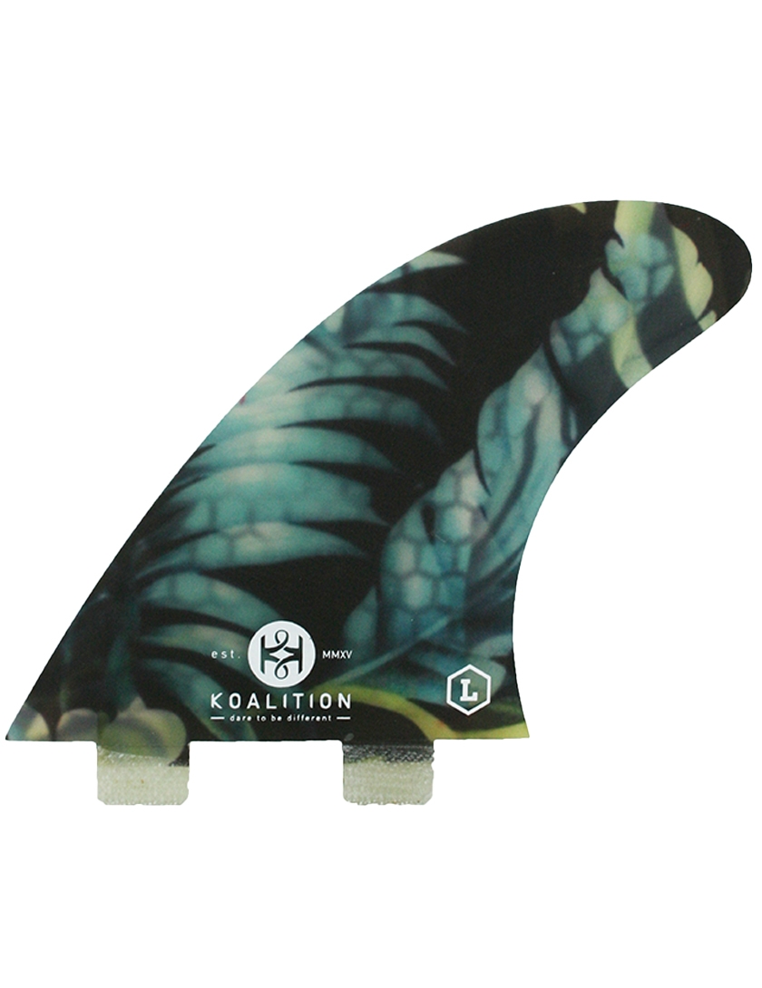 Koalition Performance FCS Tri Fin Set Large - Waikiki