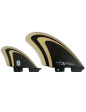 Machado Seaside Quad Fin Double Tab - Bamboo/Black