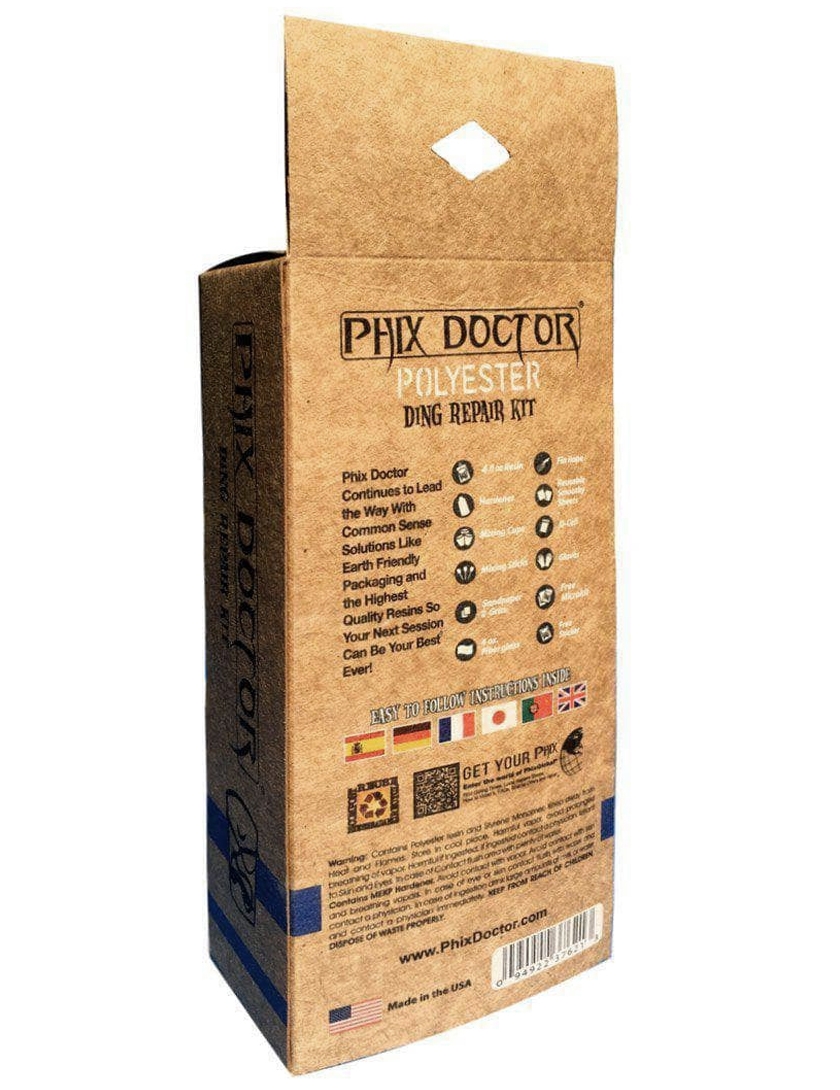 Phix Doctor 2.5oz Polyester Resin Surfboard Repair Kit