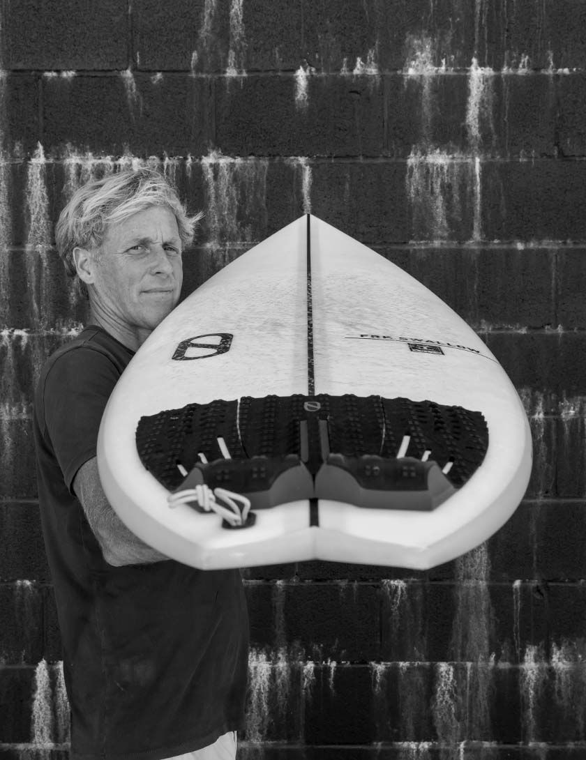 Slater Designs Ibolic FRK Swallow Surfboard 5ft 11 Futures - White