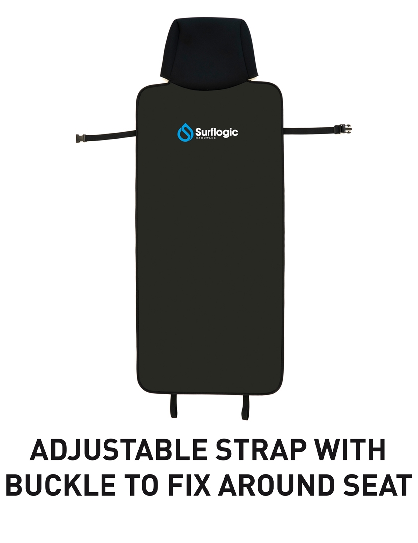 Surflogic Waterproof Neoprene Seat Cover  - Black