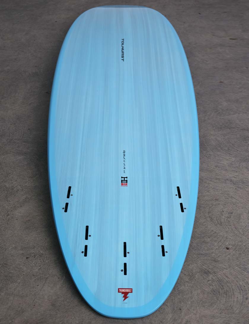 Thunderbolt Harley Ingleby Mini Moe Surfboard 6ft 10 FCS II - Light Blue
