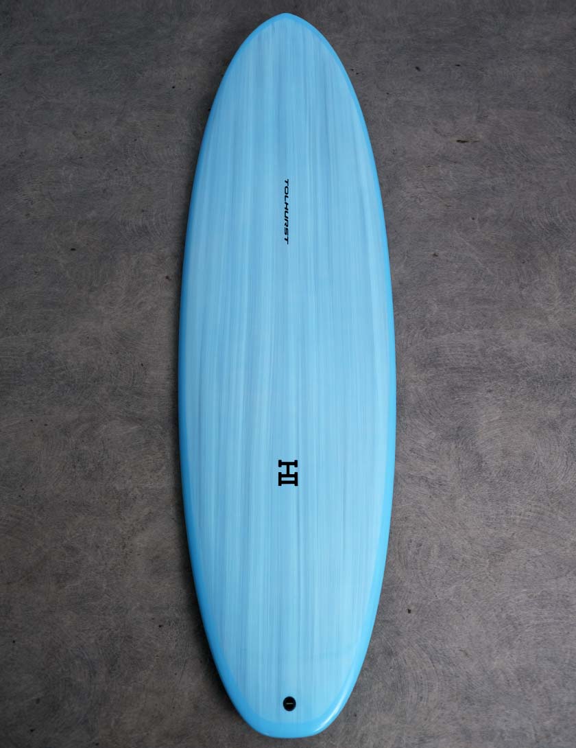 Thunderbolt Harley Ingleby Mini Moe Surfboard 6ft 10 FCS II - Light Blue