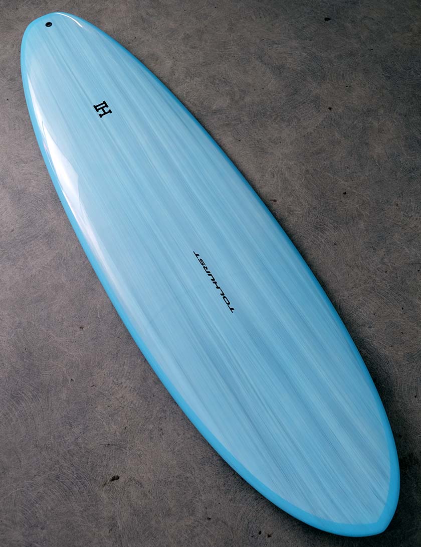 Thunderbolt Harley Ingleby Mini Moe Surfboard 6ft 10 FCS II - Light Blue