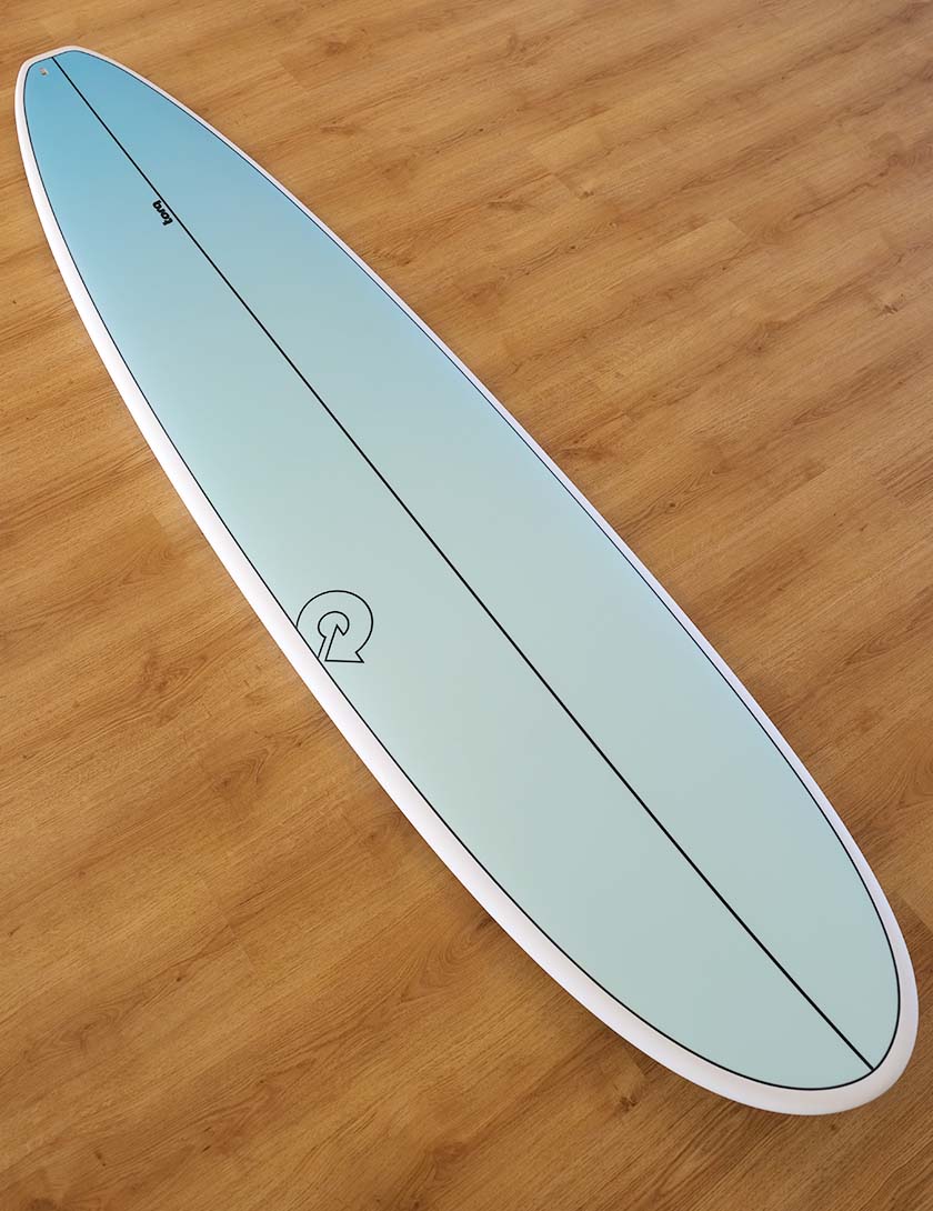 Torq Longboard surfboard 8ft 0 - Light Blue Fade