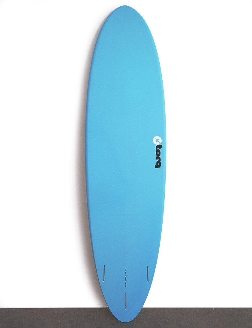 Torq Mod Fun surfboard 7ft 6 Package - Blue + Pinline 