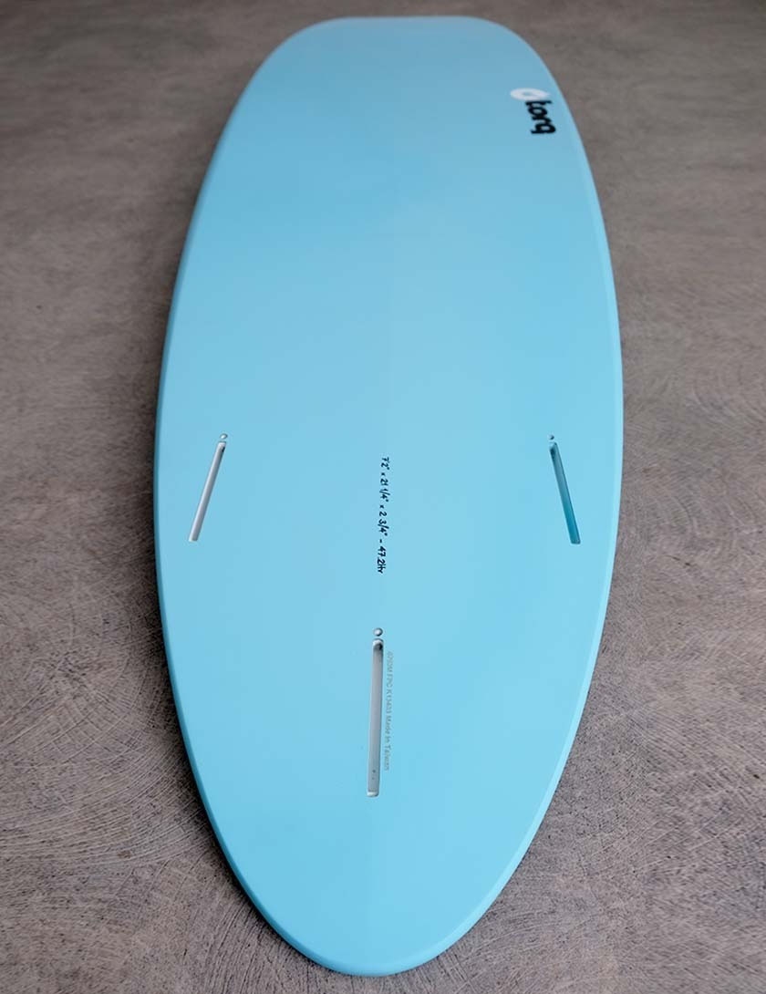 Torq Mod Fun surfboard 7ft 6 Package - Blue + Pinline 