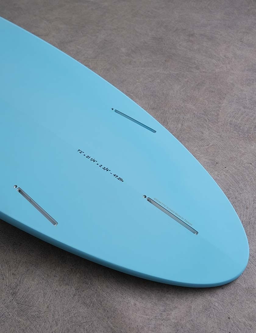 Torq Mod Fun surfboard 7ft 6 Package - Blue + Pinline 