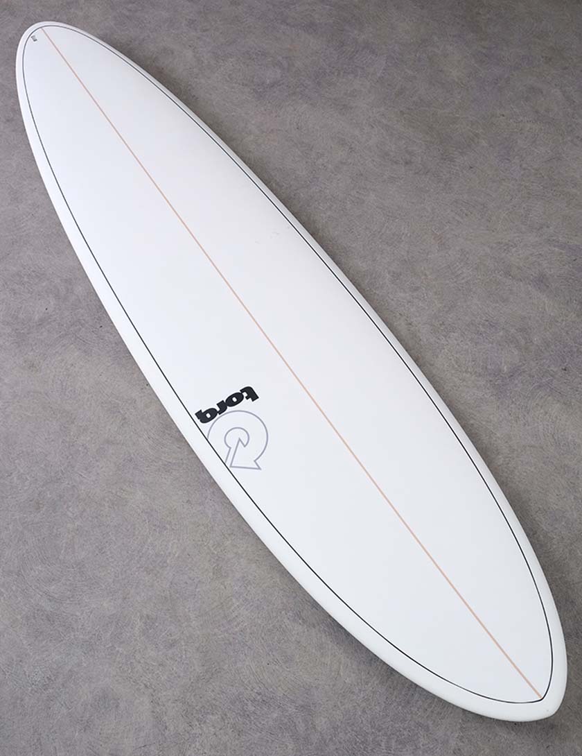 Torq Mod Fun surfboard package 6ft 8 - White/Pinline