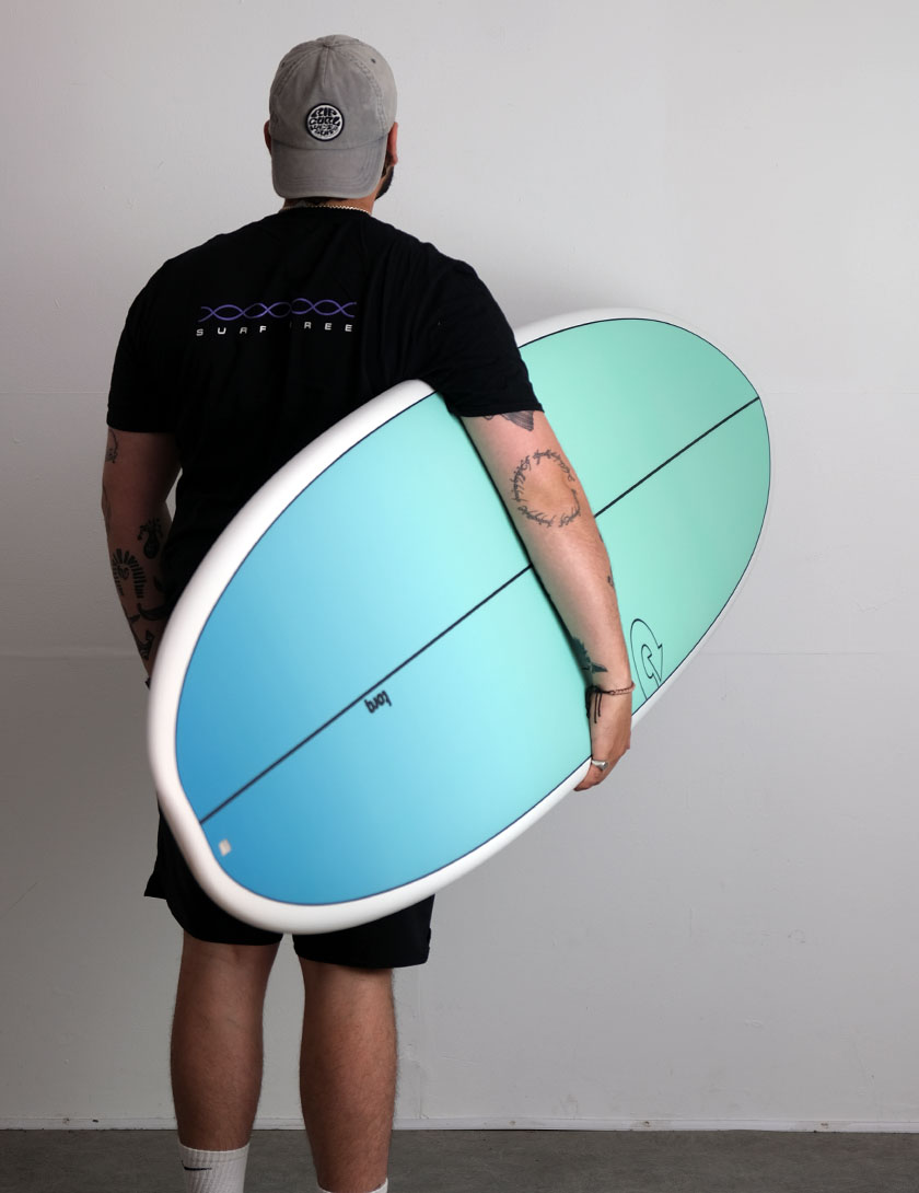 Torq Mod Fun V+ Surfboard 7ft 8 - Seagreen Fade