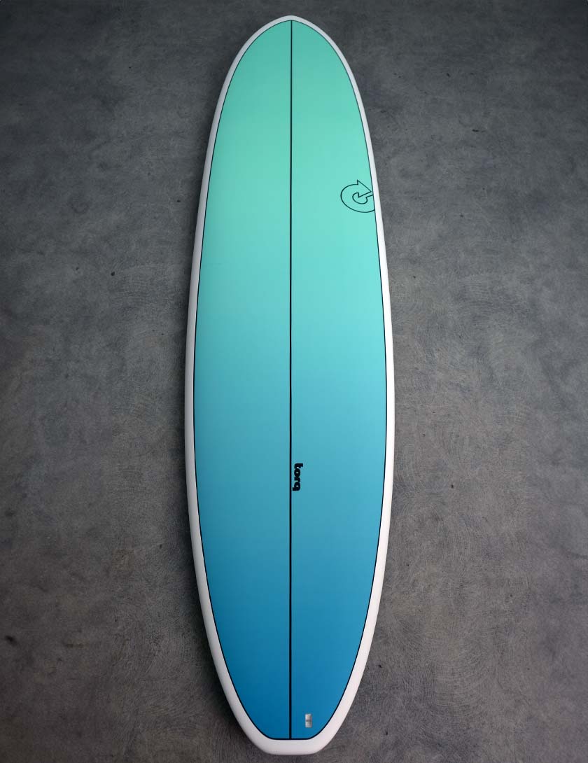 Torq Mod Fun V+ Surfboard 7ft 8 - Seagreen Fade