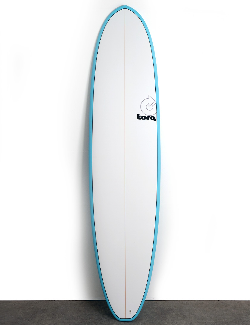 Torq Mod Fun V+ Surfboard 7ft 8 - Blue + Pinline
