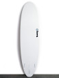 Torq Mod Fun V+ Surfboard 8ft 2 - White + Pinline