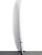 Torq Mod Fun V+ Surfboard 8ft 2 - White + Pinline
