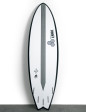 Torq x Channel Islands X-Lite Pod Mod surfboard 6ft 6 - Black Rail + Pinline