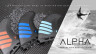 Futures F4 Alpha Tri-Quad Small - Carbon/Red