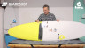 Torq Mod Fun V+ Surfboard 8ft 2 - Seagreen + Pinline