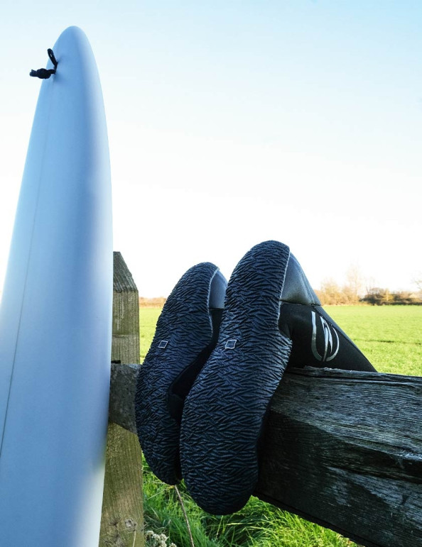 Alder Drift Round Toe 5mm Wetsuit Boots - Black