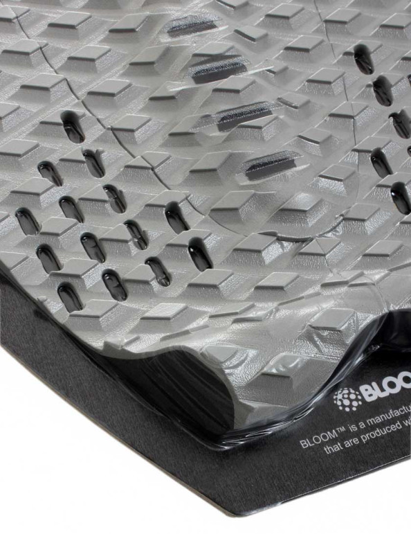 Slater Designs 5-Piece Surfboard Tail Pad - Grey/Black