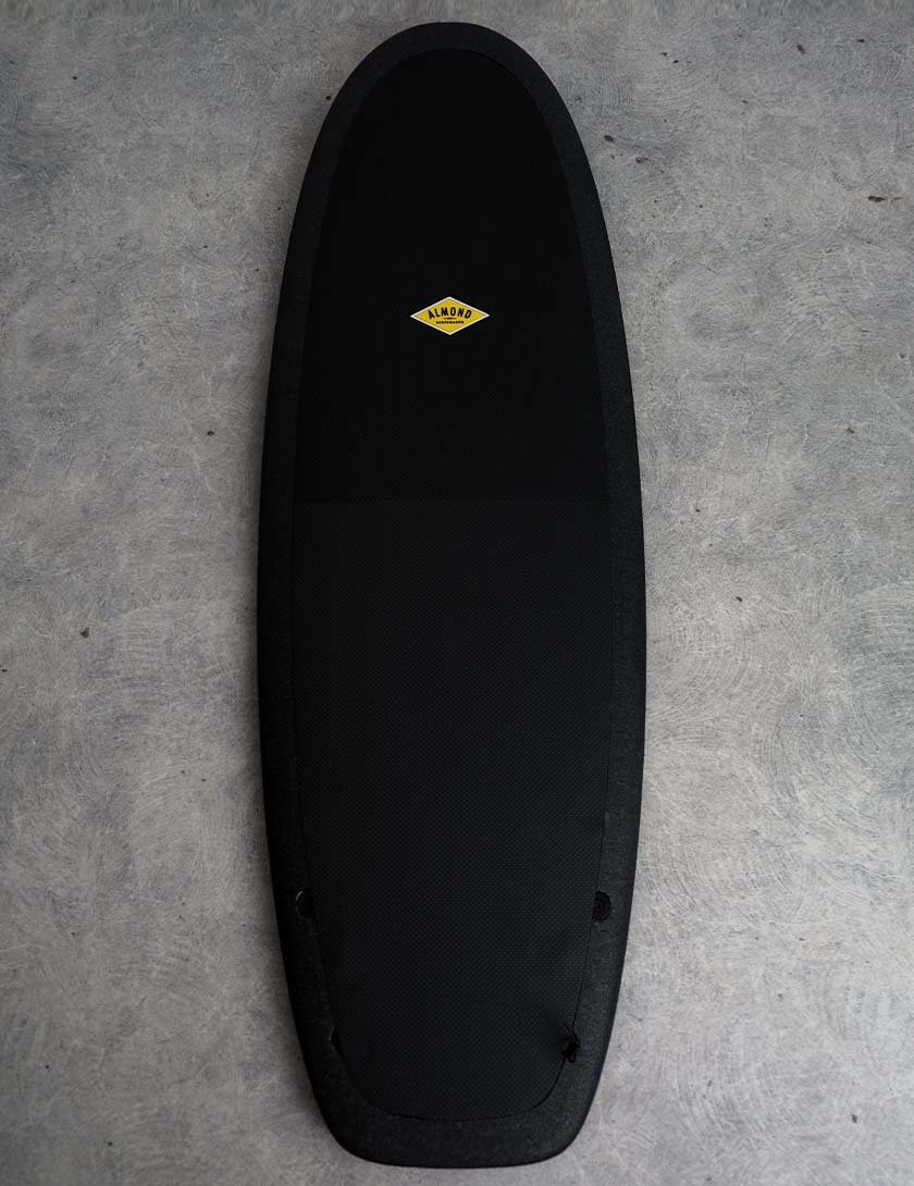 Almond R Series Secret Menu Surfboard 5ft 4 Futures - Black