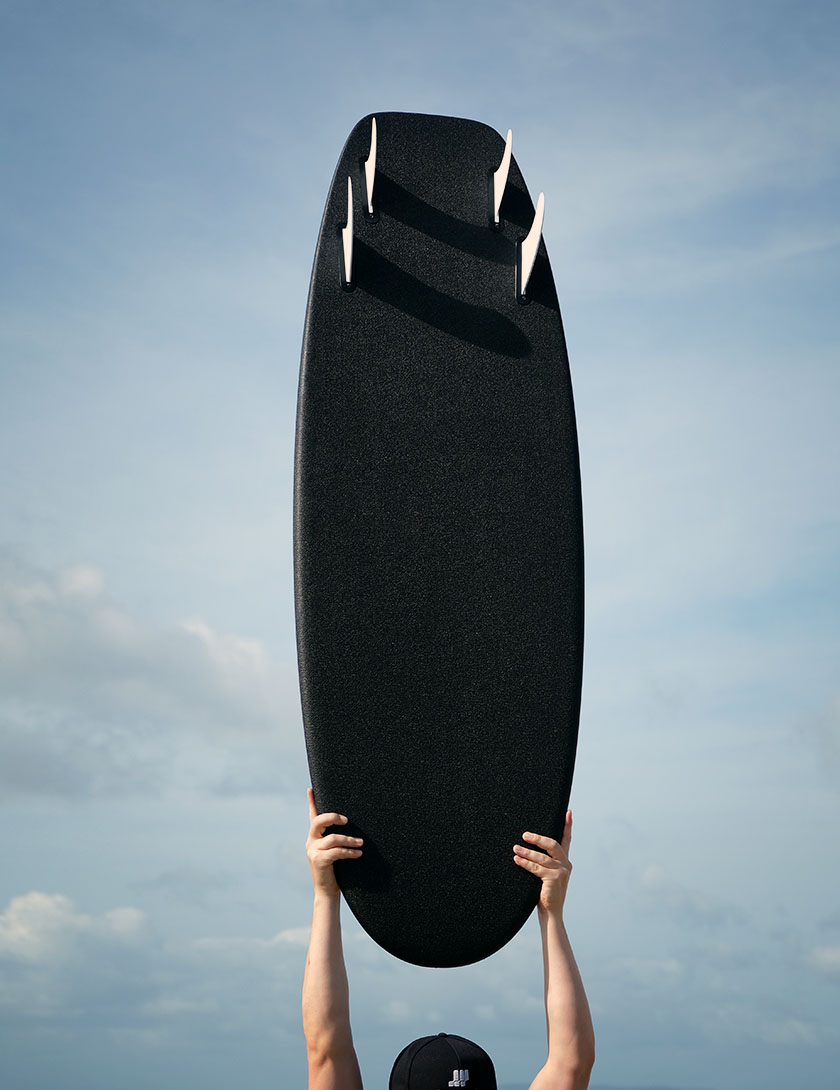 Almond R Series Secret Menu Surfboard 5ft 4 Futures - Black
