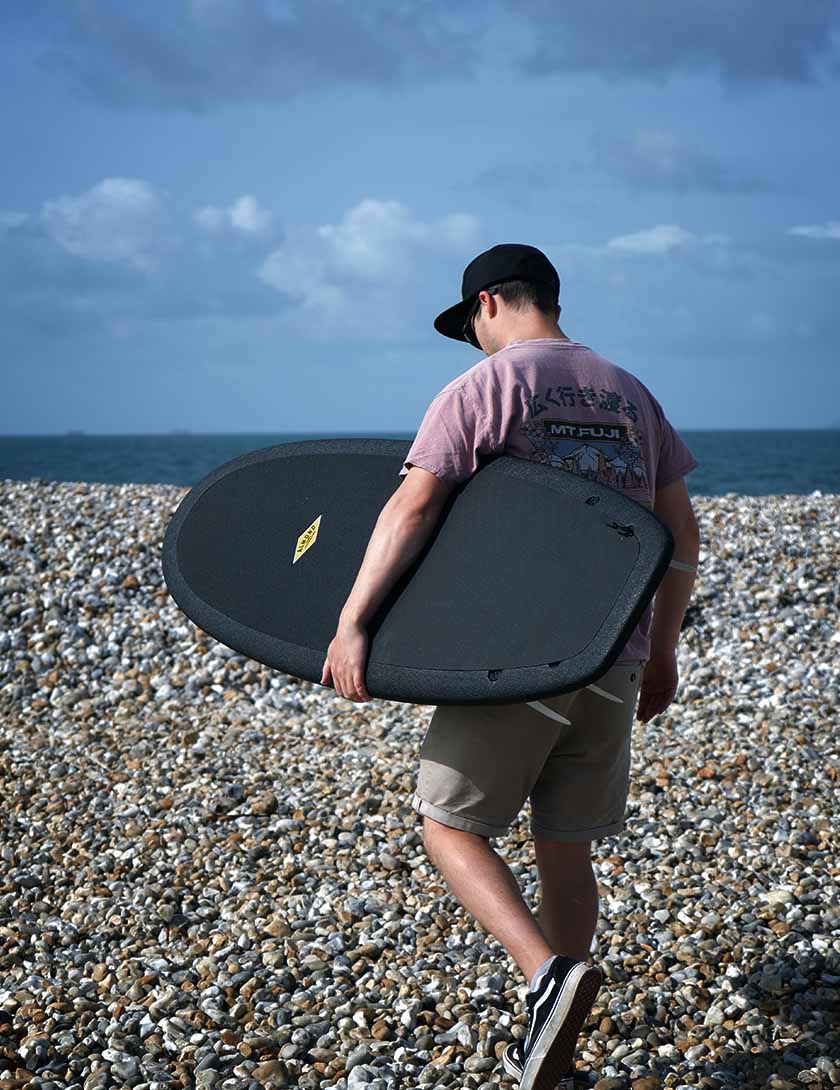 Almond R Series Secret Menu Surfboard 5ft 4 Futures - Black