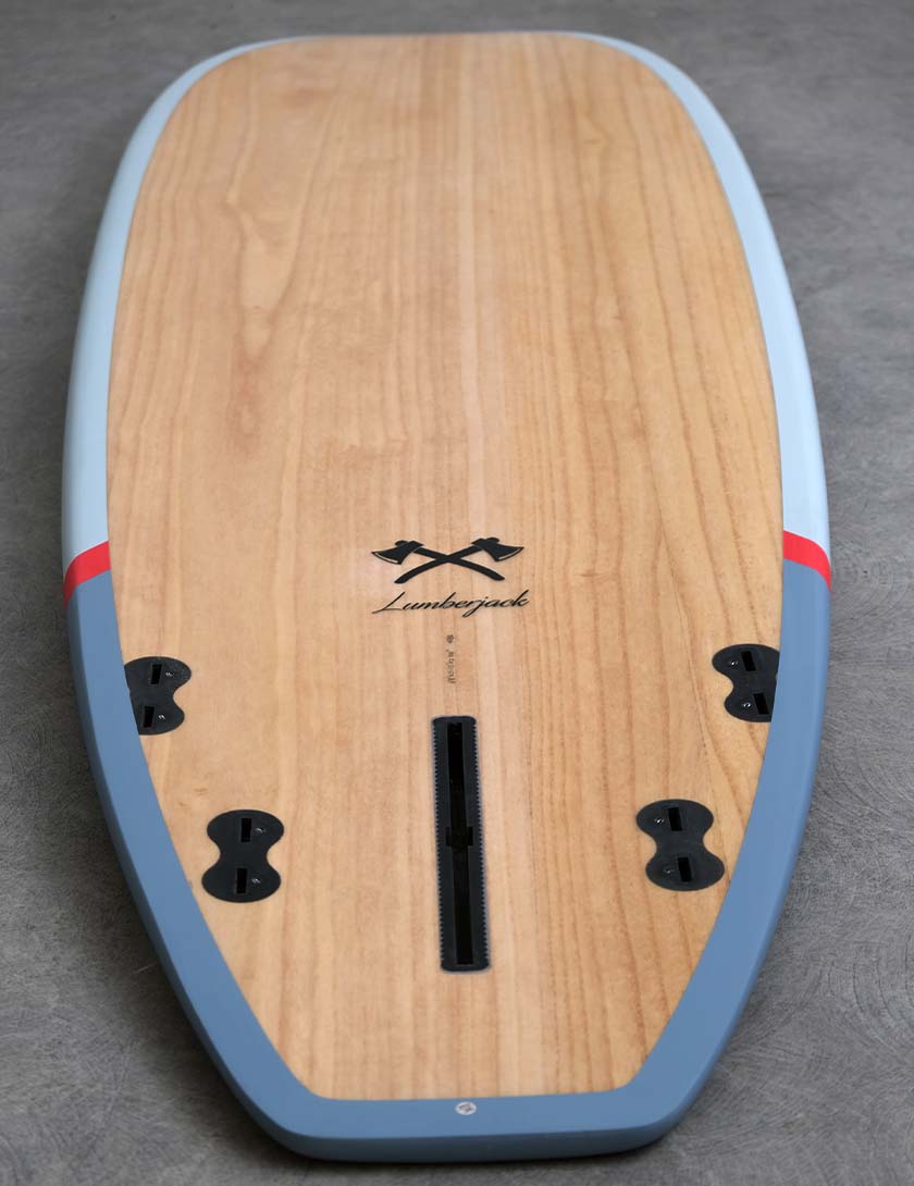 Cortez Woodcraft Magic Egg surfboard 6ft 10 Package - Lumberjack