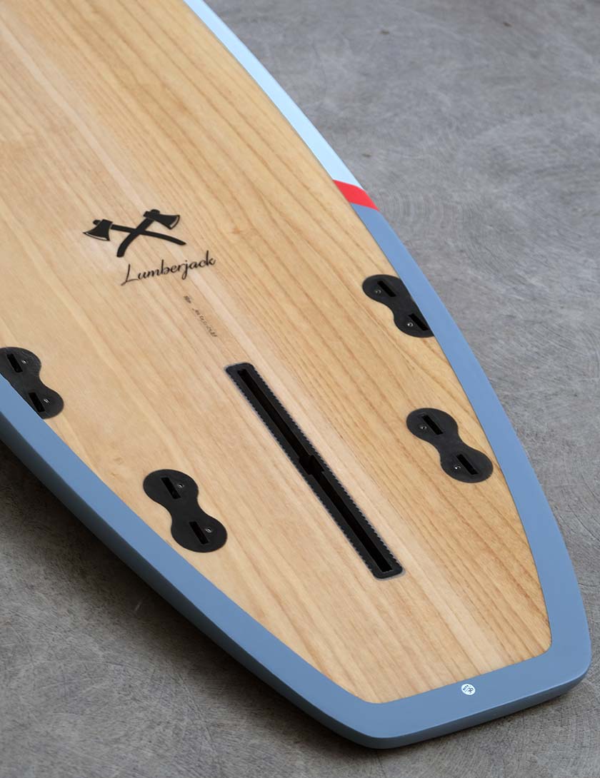 Cortez Woodcraft Magic Egg surfboard 6ft 10 Package - Lumberjack