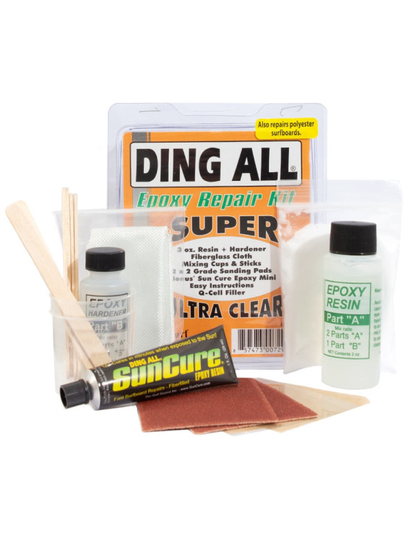 Ding All Super Epoxy Surfboard Repair Kit - Clear