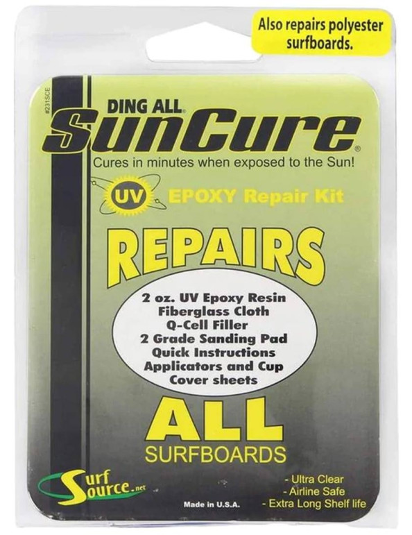 Ding All Suncure Surfboard Repair Kit For Epoxy surfboards - Misc Ding All Suncure Surfboard Repair Kit For Epoxy surfboards - Misc