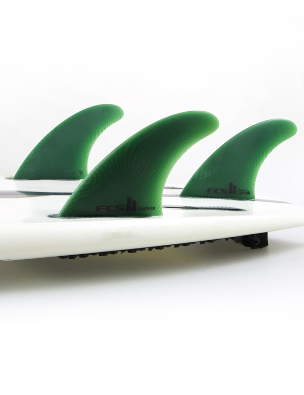 FCS II Carver Neo Glass Eco Tri Fins Medium - Sage