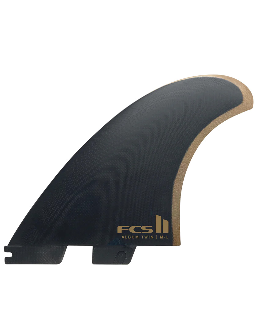 FCS II Album Twin + 1 PG Fins Medium/Large - Black/Gold main product photo