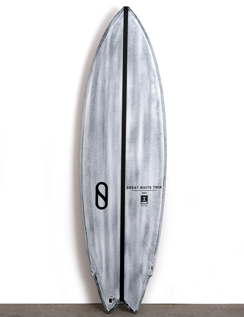 Slater Designs Volcanic Great White surfboard 5ft 9 - Futures main product photo