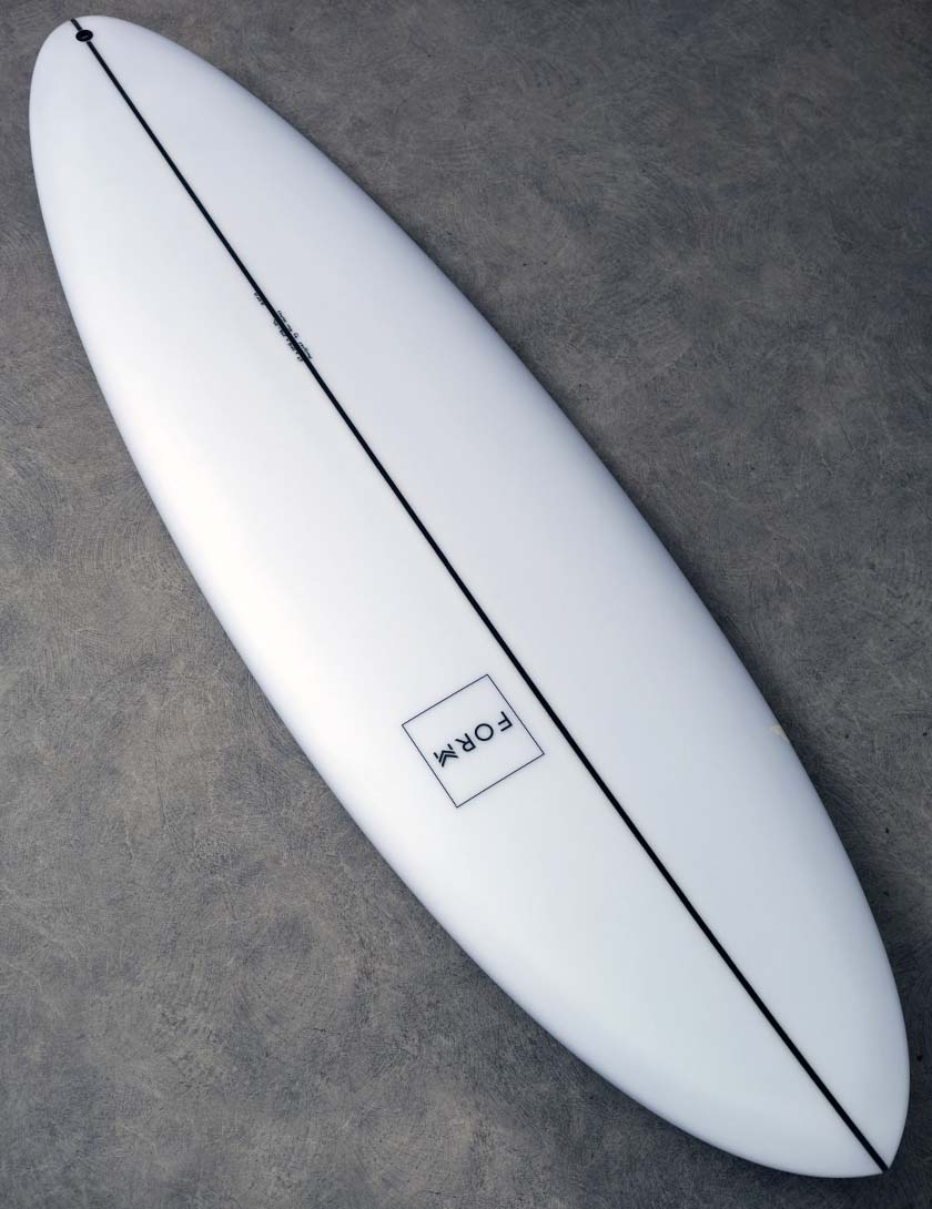Form Flow Stik Pro Surfboard 6ft 10 FCS II - White