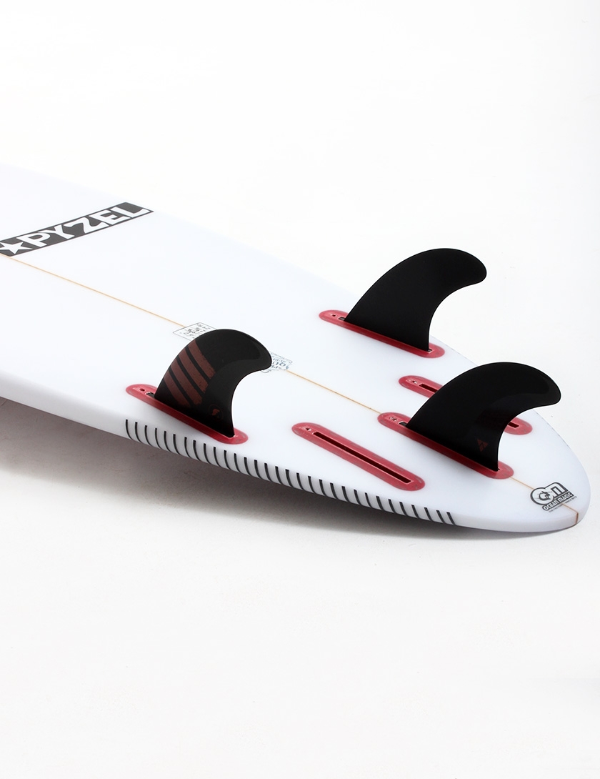 Futures F4 Alpha Tri-Quad Small - Carbon/Red