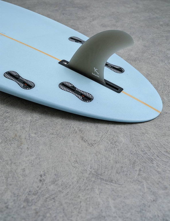Futures Lost 6.25 Fibreglass Single fin - Smoke